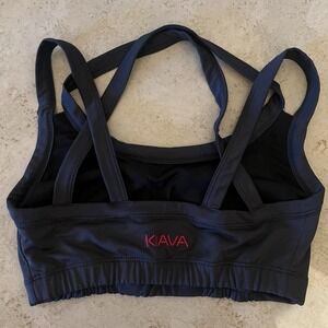 KIAVA Sleek Multi-Strap Strappy Back High-Impact Supportive Sports Bra Sz Small